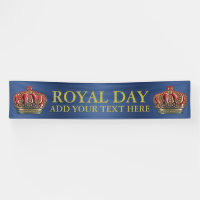 Royal Cross Crown - Gold Blue Red