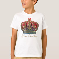 Royal Cross Crown - Gold Blue Red
