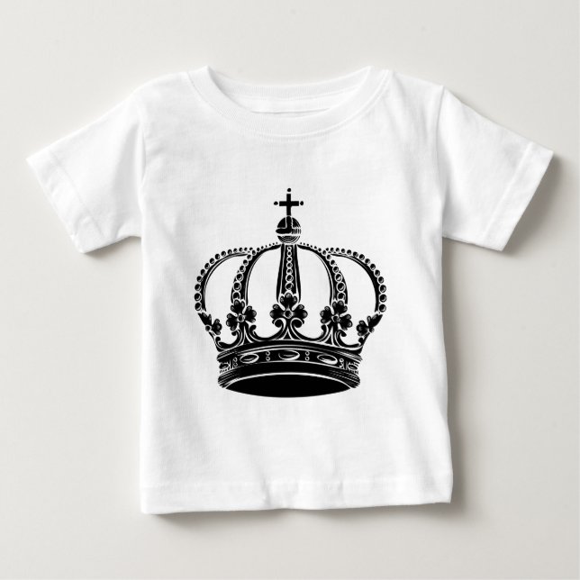 Royal Crown 02 - Black Baby T-Shirt (Front)