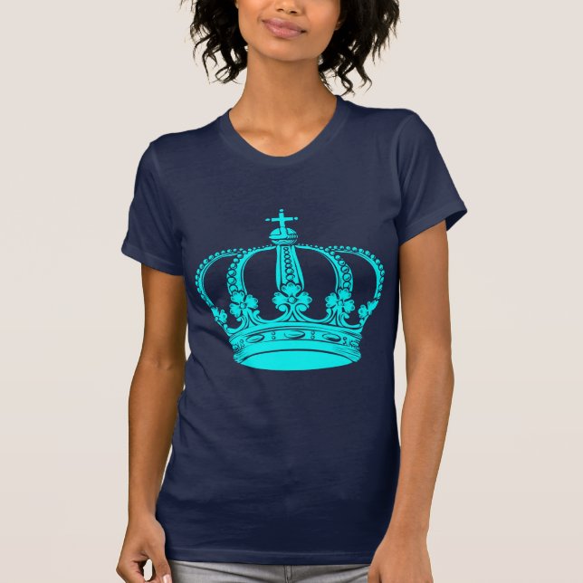 Royal Crown 02 - Cyan T-Shirt (Front)