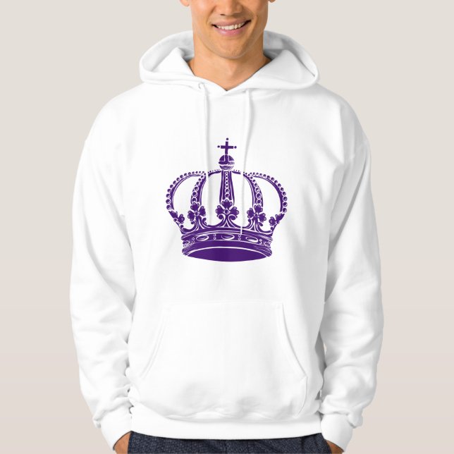 Royal Crown 02 - Deep Purple Hoodie (Front)