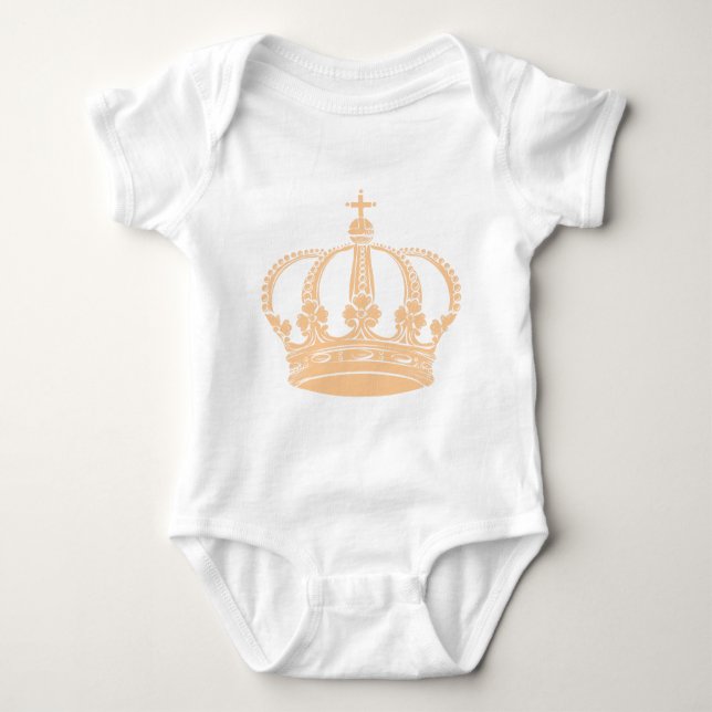 Royal Crown 02 - Sand Baby Bodysuit (Front)