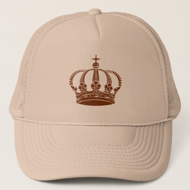Royal Crown 02 - Walnut Trucker Hat (Front)