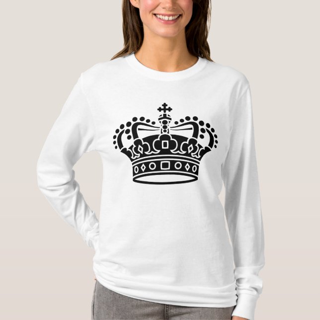 Royal Crown - Black T-Shirt (Front)