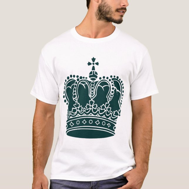 Royal Crown - Dark Green T-Shirt (Front)