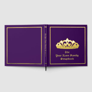 Royal Crown Foil Scrapbook Foil Guest Book