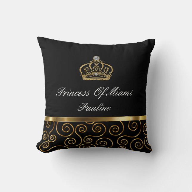 Royal Crown Funny Design Cushion (Front)