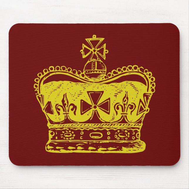 Royal Crown Graphic Mouse Pad (Front)