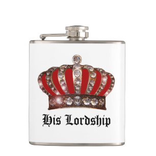 “Royal Crown” His Lordship Hip Flask