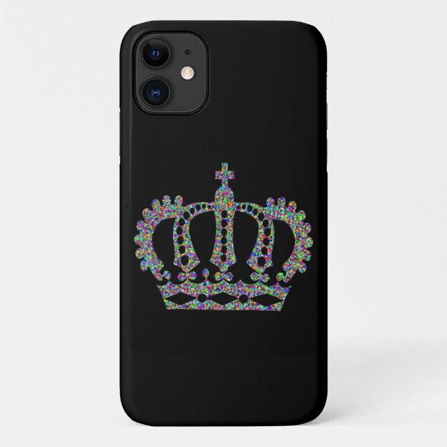 Royal Crown in patterns  Case-Mate iPhone Case (Back)