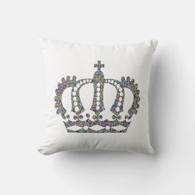 Royal Crown in patterns  Cushion (Front)