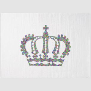 Royal Crown in patterns Tissue Paper