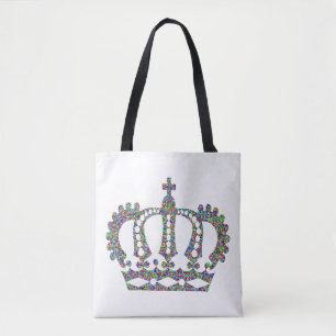 Royal Crown in patterns Tote Bag