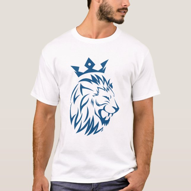 Royal Crown Lion Graphic T-Shirt (Front)