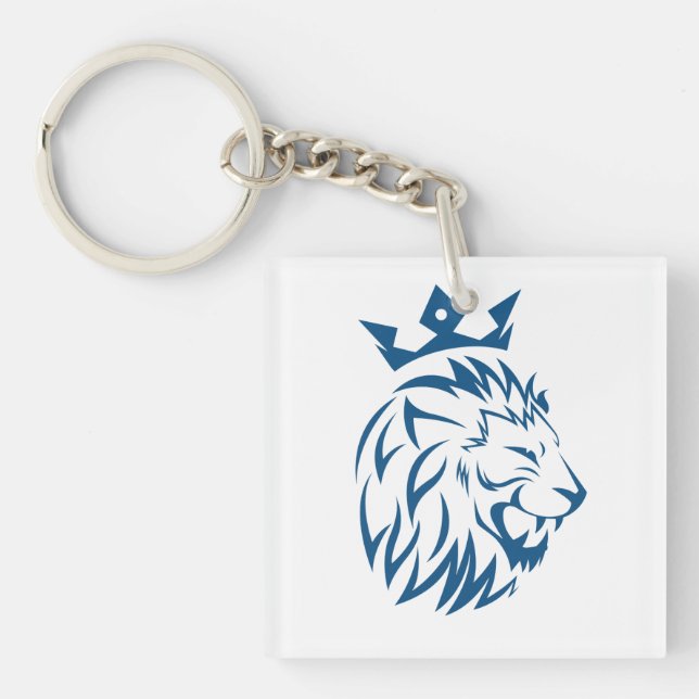 Royal Crown Lion Keychain (Front)