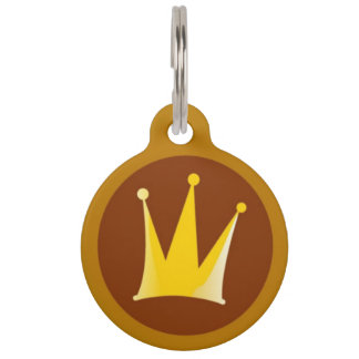 Royal Crown Pet ID Tag