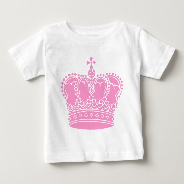 Royal Crown - Pink Baby T-Shirt (Front)