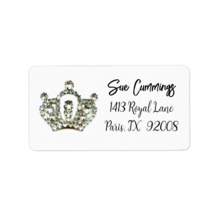 “Royal Crown Tiara” Label