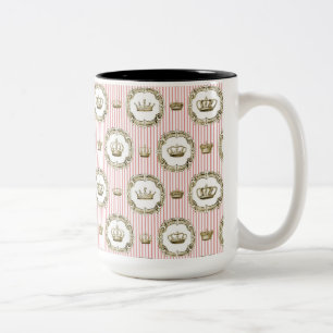 Royal Crowns Two-Tone Coffee Mug