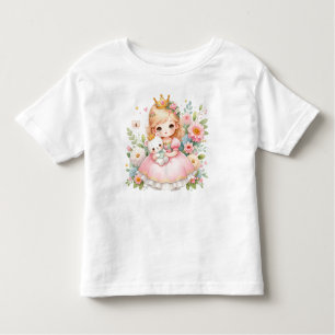 Royal Cuddle - Princess and Bear  Toddler T-Shirt