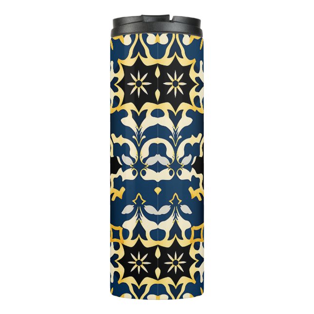 Royal Damask Star Pattern Tumbler (Back)