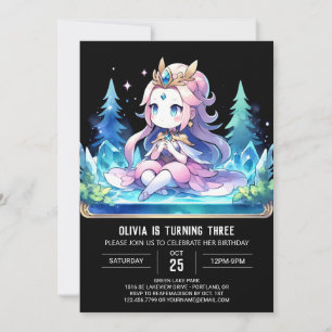 Royal Digital Princess Birthday Invitation