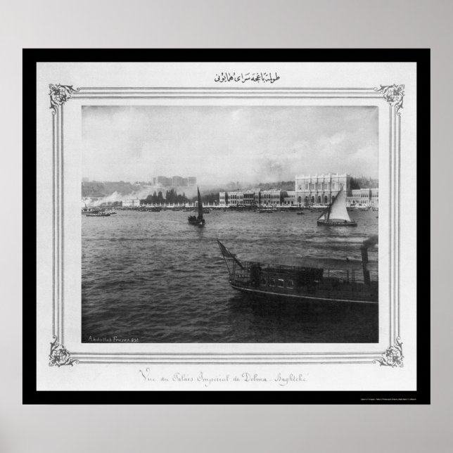 Royal Dolmabahce Palace Istanbul 1885 Poster (Front)