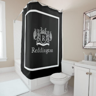 Royal Dragon Crest Shower Curtain