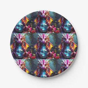 Royal Dragon  Paper Plate