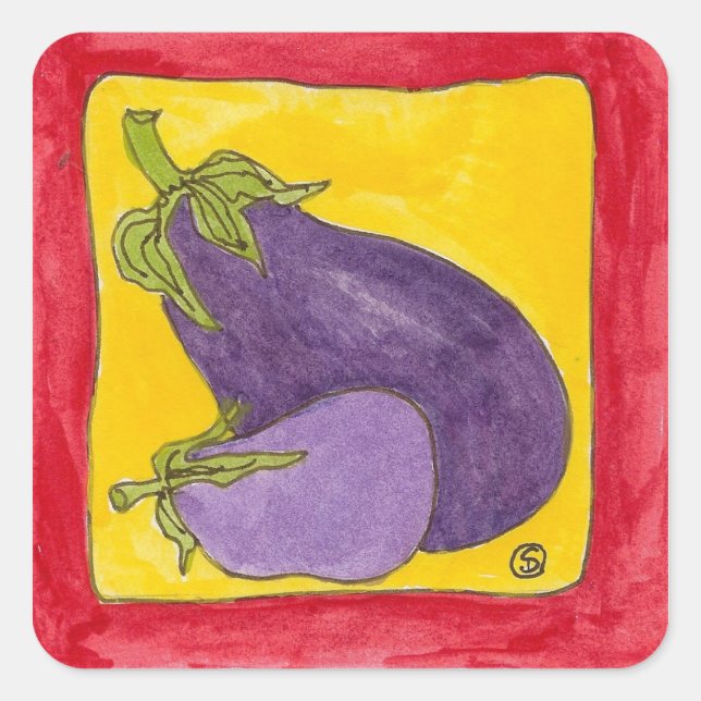 royal eggplant sticker (Front)
