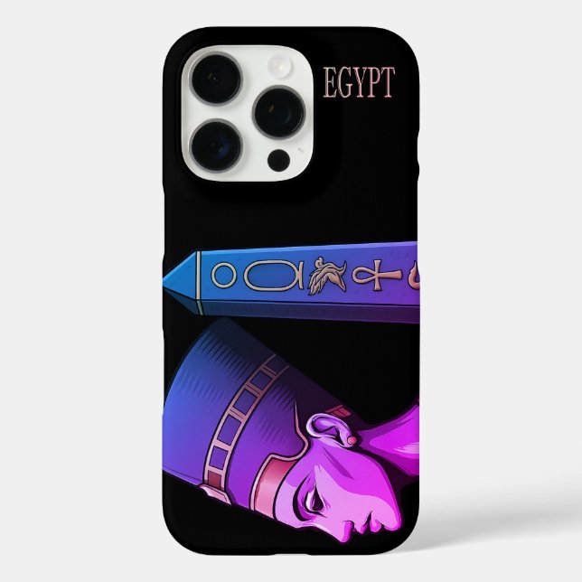 Royal Egyptian iPhone Case - Pharaoh Style (Back)