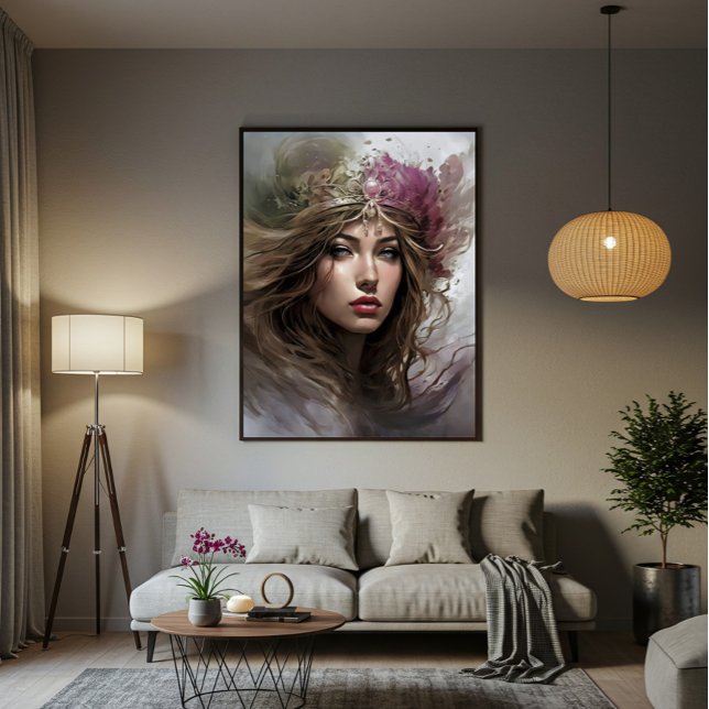 Royal Elegance Stretched Canvas Print (Creator Uploaded)