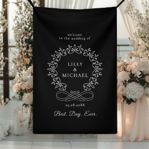 Royal, Elegant, "Best-Day-Ever" Wedding Banner