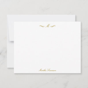 Royal Elegant Luxury Gold Personalised Card