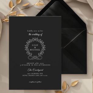 Royal, Elegant, Wedding Invitation