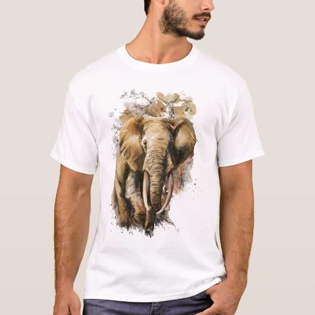 Royal Elephant Design by Animals House T-Shirt (Front)
