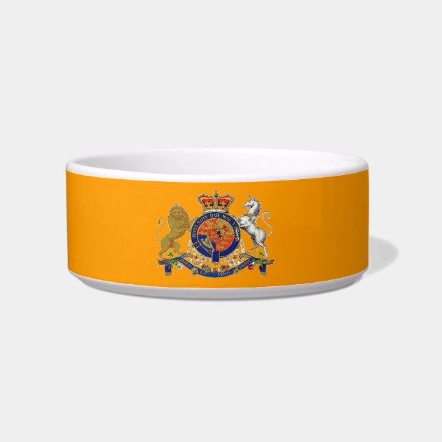 Royal Emblem ~ Small Toy Dog Bowl (Left)