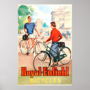 Royal Enfield Bicycle Poster