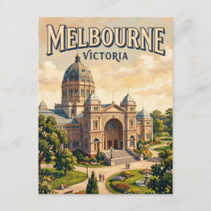 Royal Exhibition Building Melbourne Australia Postcard