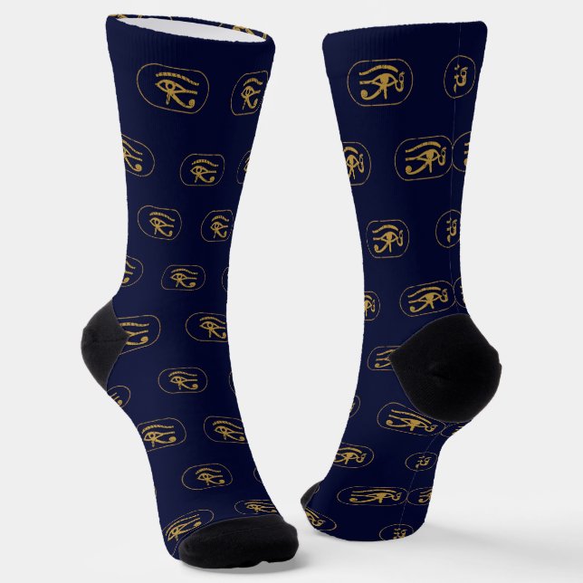 ROYAL EYE OF HORUS RA SOCKS (Angled)