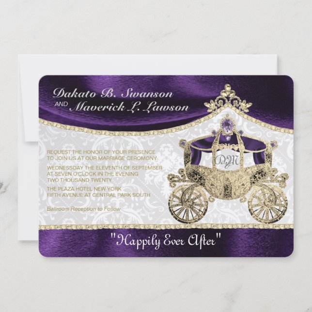 Royal Fairytale Invitation (Front)
