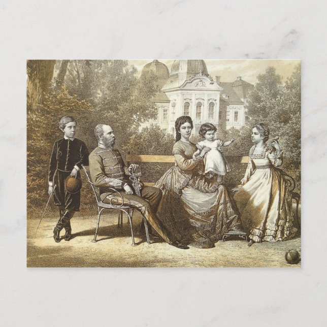 Royal family of Austria - SISS - Habsburg #014H Postcard (Front)