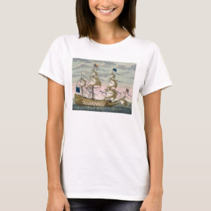 Royal (flagship) of the English fleet, flying the T-Shirt