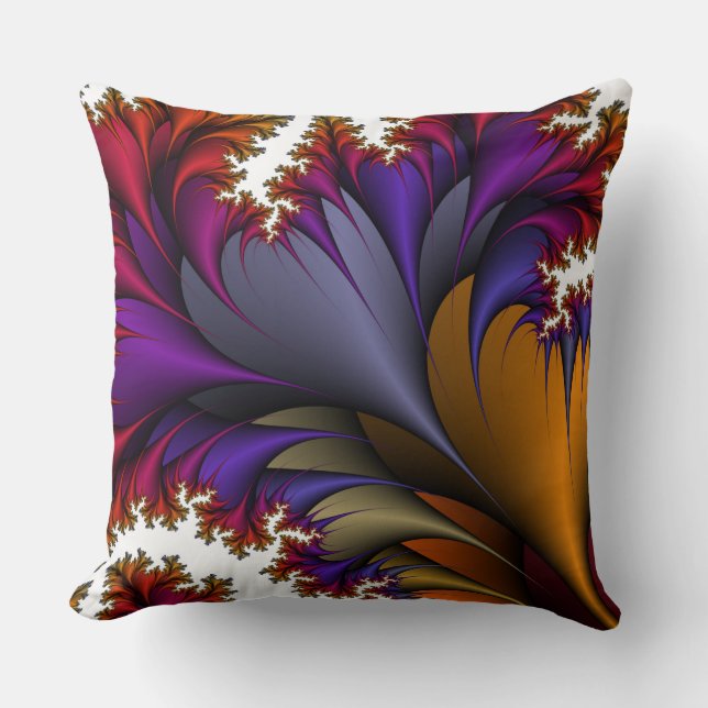 royal floral pillow (Front)