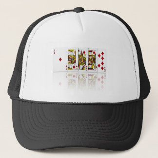 Royal Flush Diamonds Trucker Hat