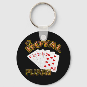 ROYAL FLUSH KEY RING