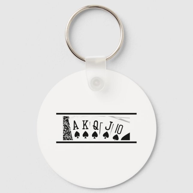 Royal Flush Key Ring (Front)