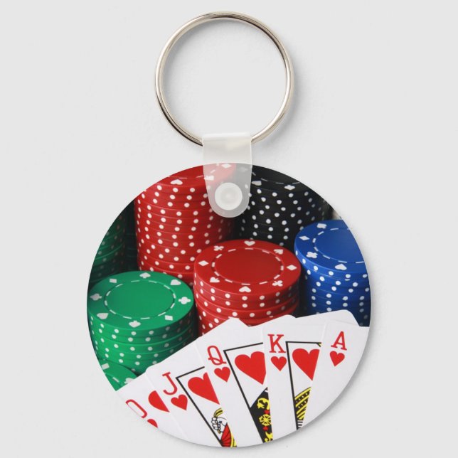 Royal Flush Key Ring (Front)