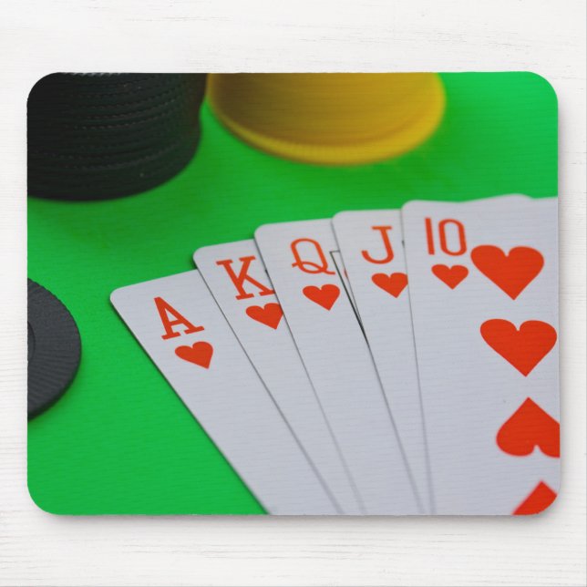 royal flush mouse pad (Front)