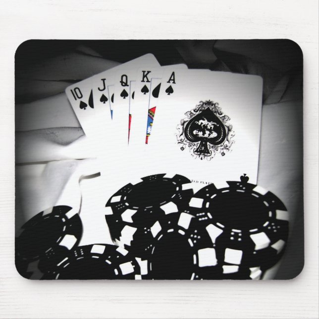 Royal Flush Mouse Pad (Front)